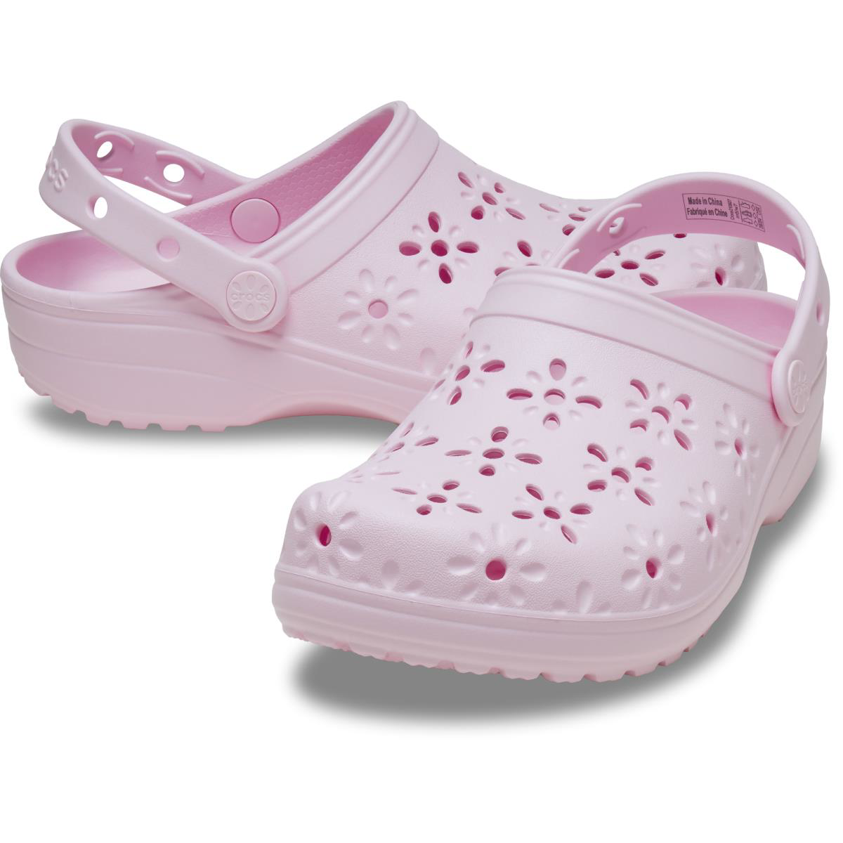 Crocs  Classic Floral Cut Out Clog Terlik/Sandalet 210927-6Zw