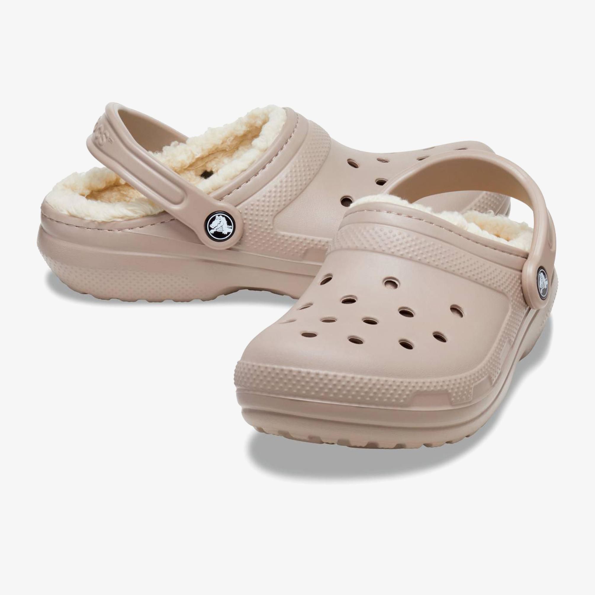 Crocs  Classic Lined Clog Mushroom Bone Terlik 203591-2Yb