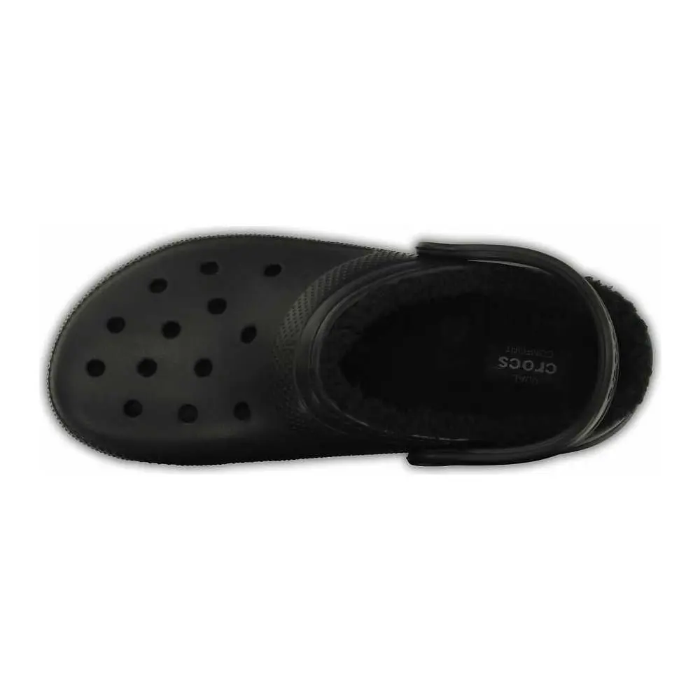 Crocs Classic Lined Clog Black Terlik 203591-060