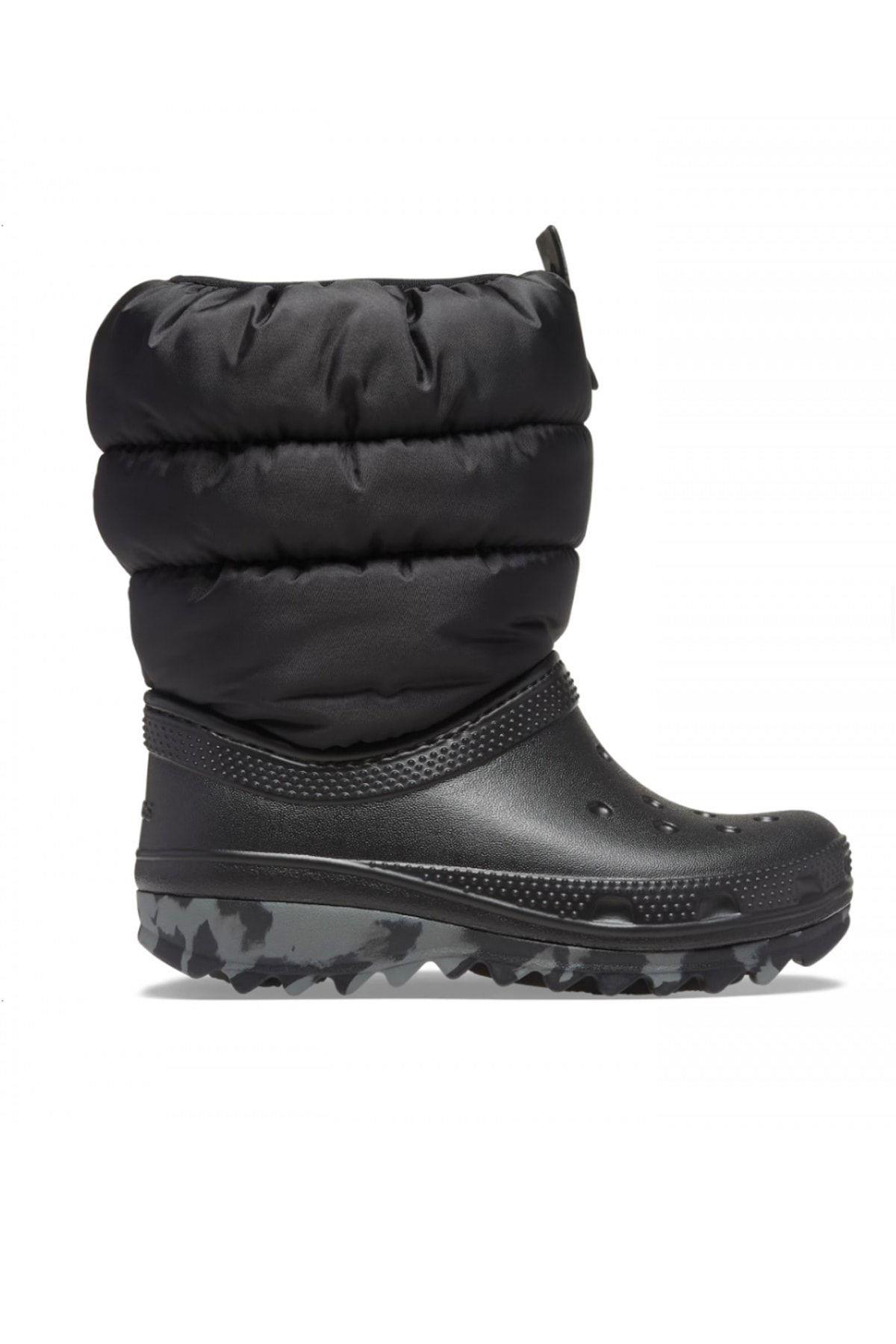 Crocs  Classic Neo Puff Boot T Black Çocuk Bot 207683-001