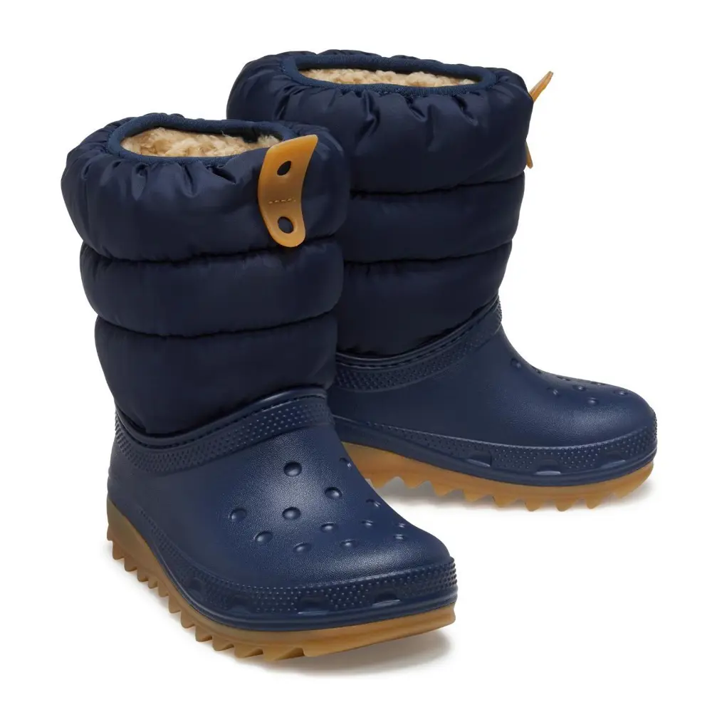 CROCS Classic Neo Puff Boot T Navy/Gum Çocuk Bot 207684-4PQ