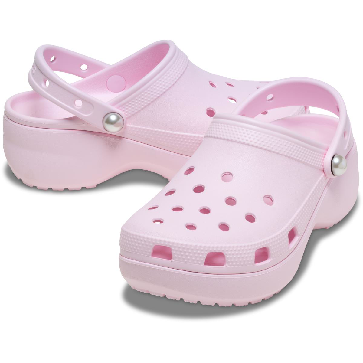 Crocs  Classic Platform Pearl Clog Pink Milk 211231-6Zw
