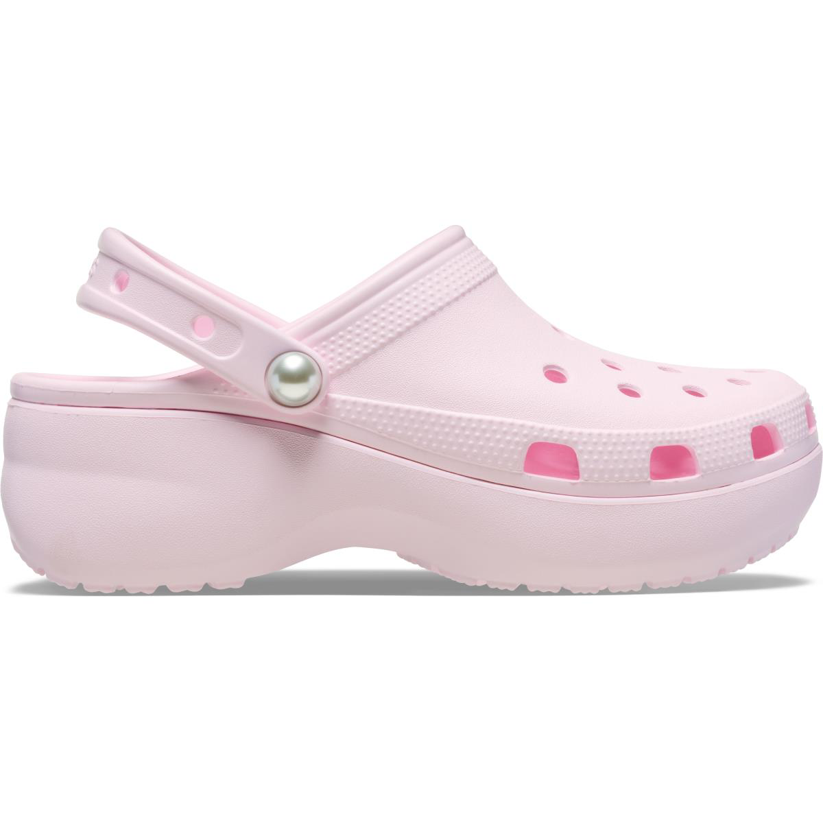Crocs  Classic Platform Pearl Clog Pink Milk 211231-6Zw