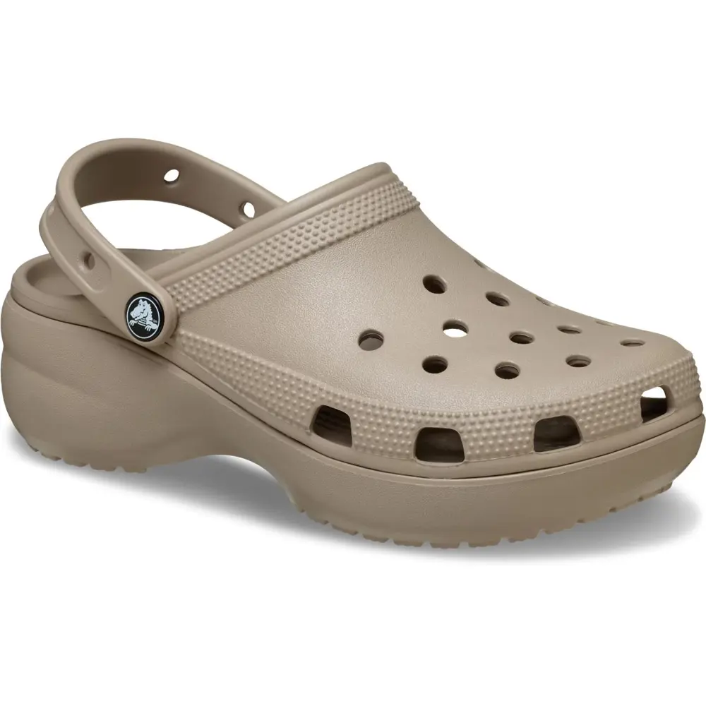 Crocs Classic Platform Clog W Taupe Terlik 206750-214