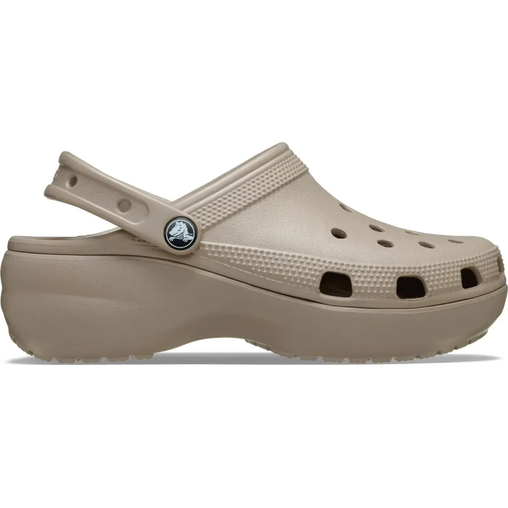Crocs Classic Platform Clog W Taupe Terlik 206750-214