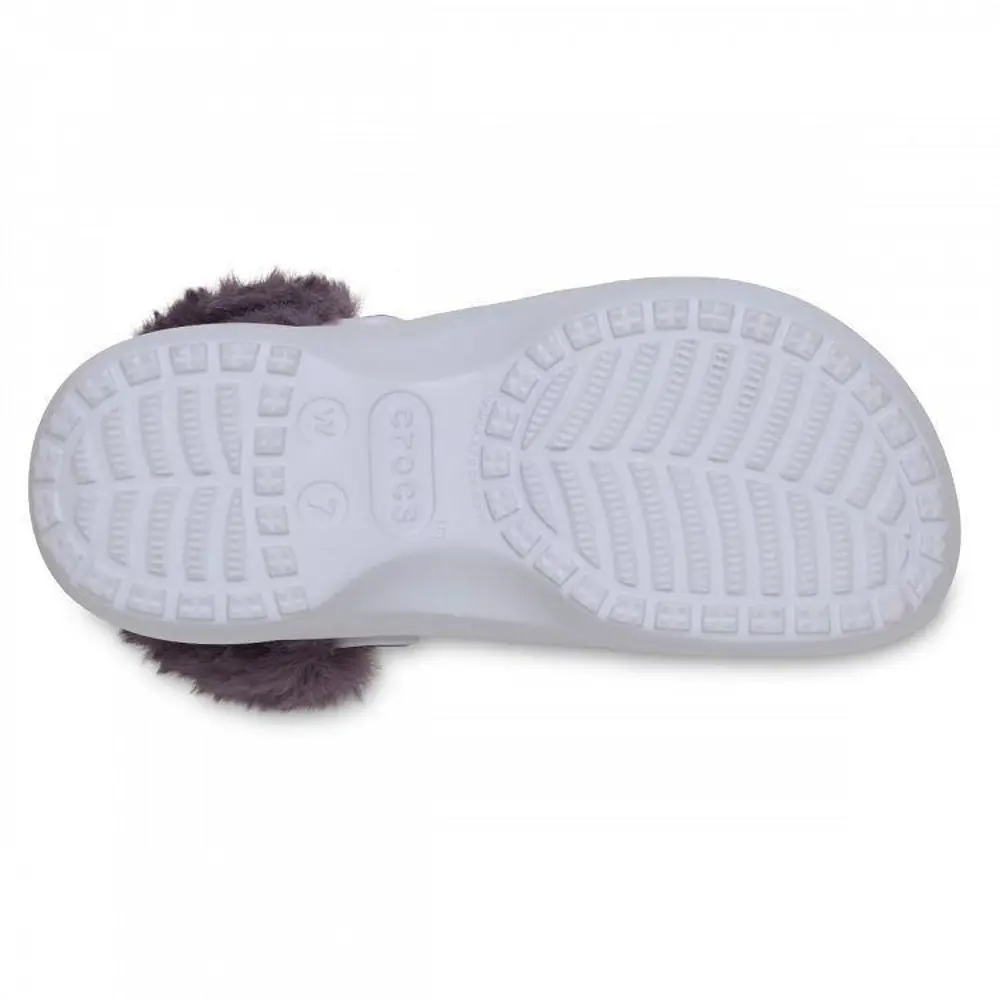 Crocs Classic Platform Fuzz Lined Clog Frosted Grape Terlik 21285