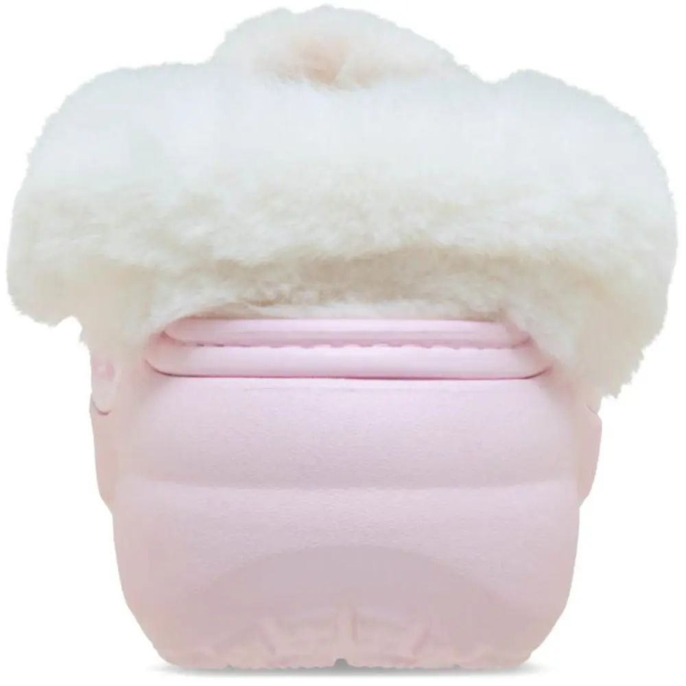 Crocs Classic Platform Fuzz Lined Clog Pink Milk Terlik 212854-6Z
