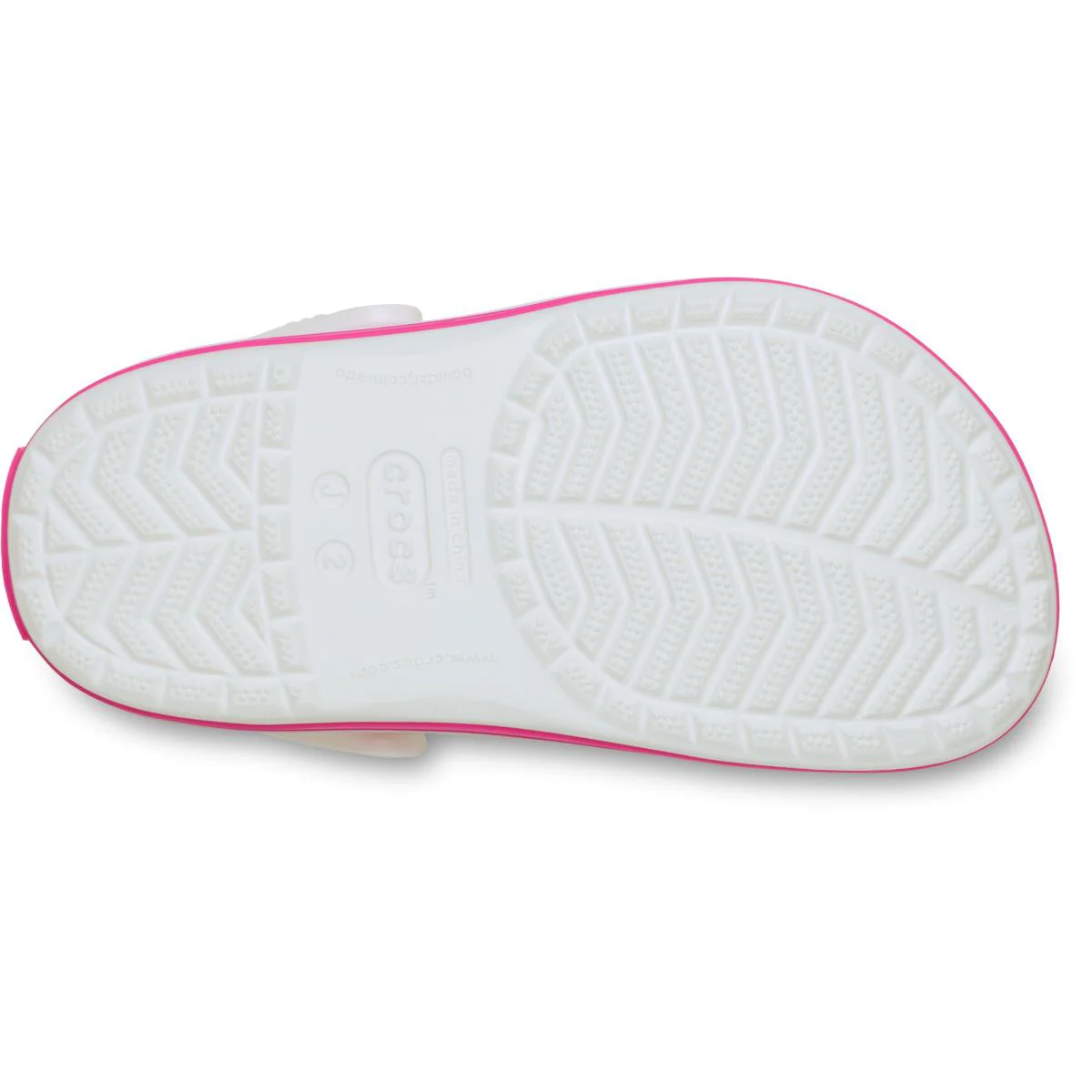 CROCS Crocband Clog K White/Pink Crush Terlik/Sandalet 207006-6WU