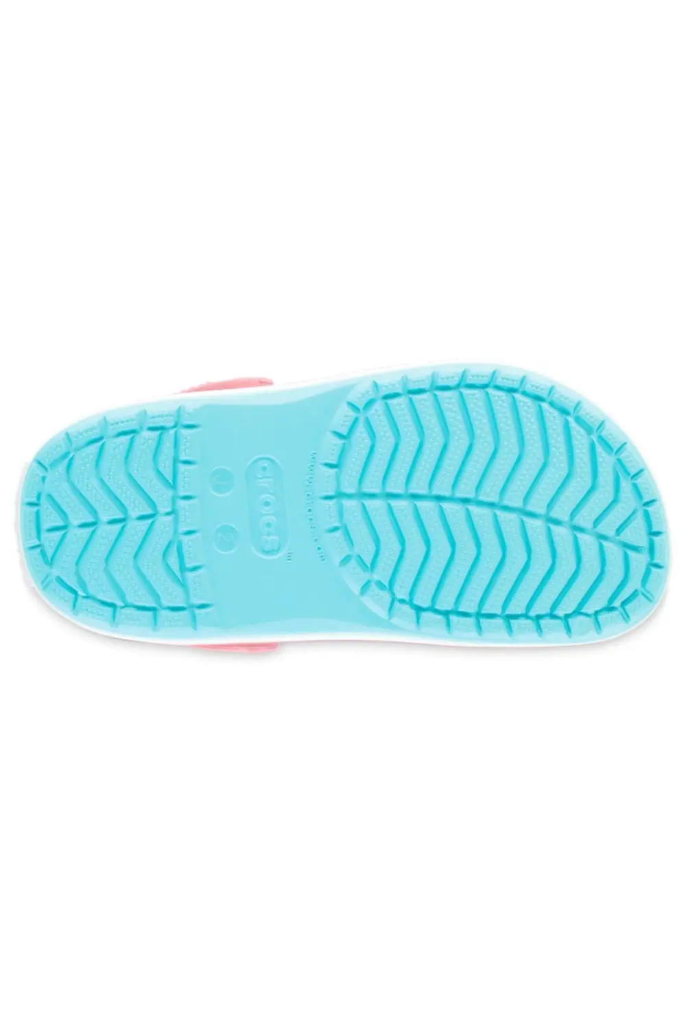CROCS Crocband Clog Çocuk Turkuaz Kenarı Pembe Terlik / Sandalet 