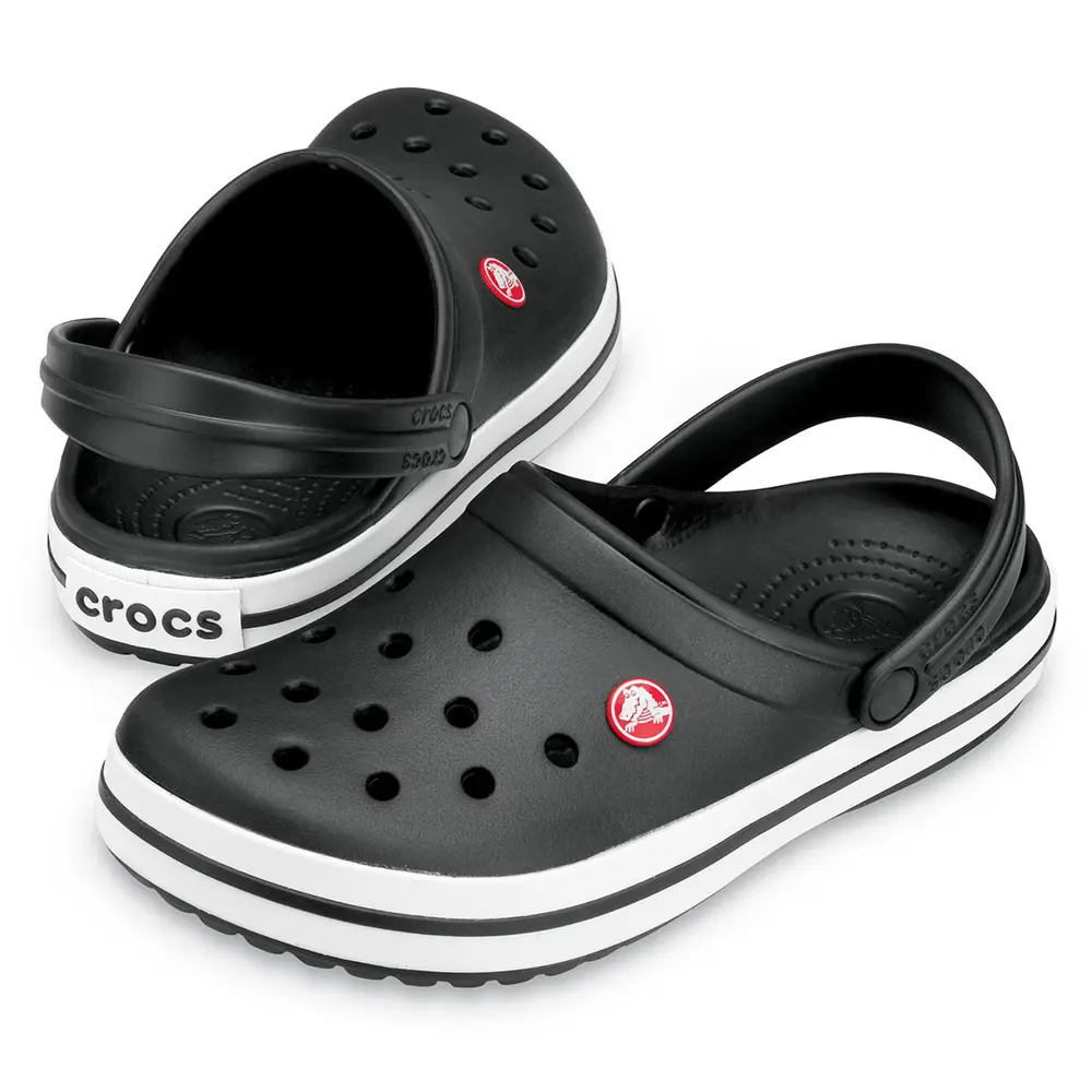 CROCS Crocband Siyah Kenarı Siyah Çizgili Terlik / Sandalet 11016