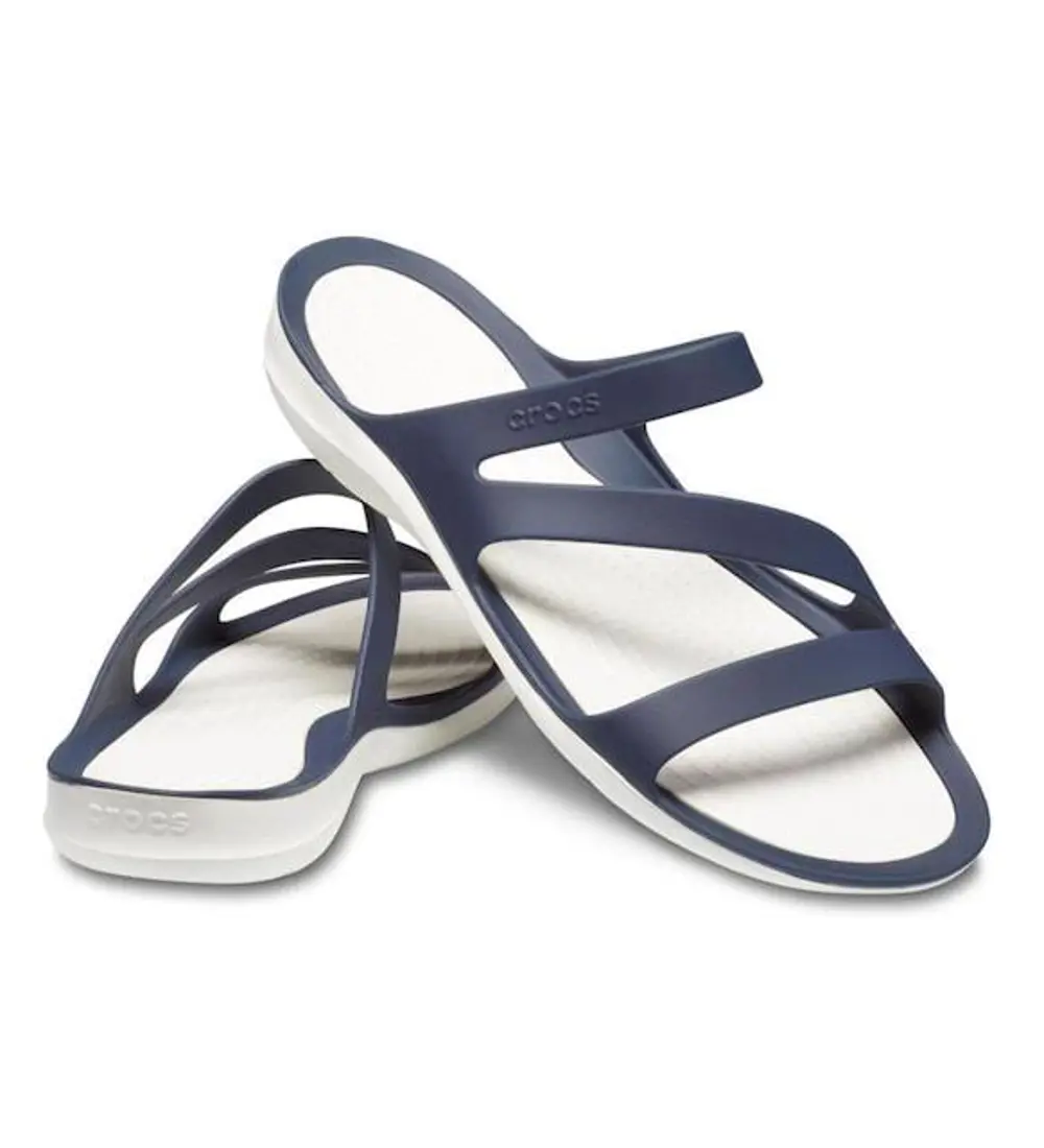 Crocs Swiftwater Sandal Navy/White Terlik 203998-462