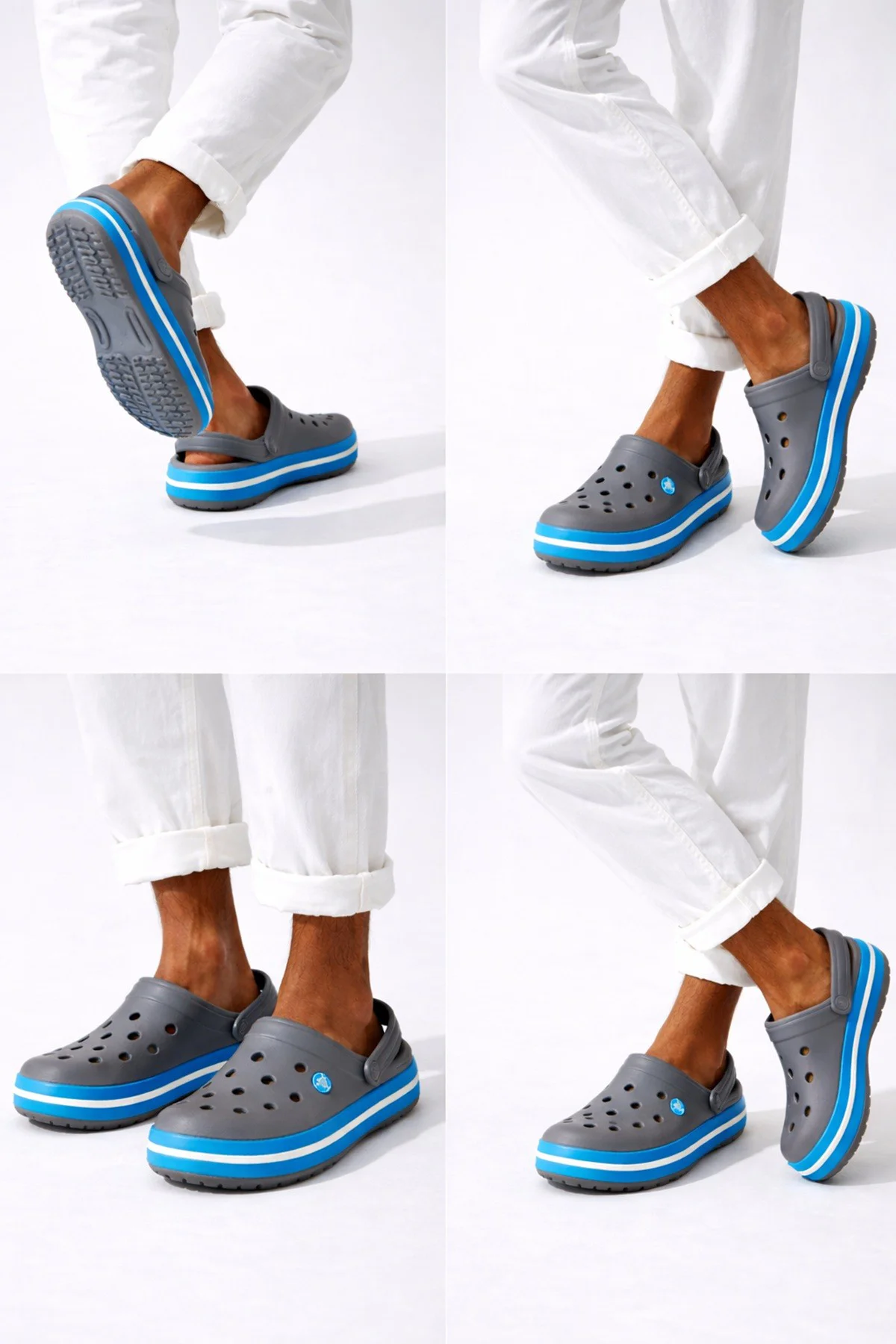 Crocs Unisex Crocband Classic Unisex Terlik Sandalet Gri Beyaz Siyah Crocs Unisex Crocband Classic Unisex Terlik Sandalet Gri Beyaz Siyah Fiyatı, Yorumları ve Özellikleri
