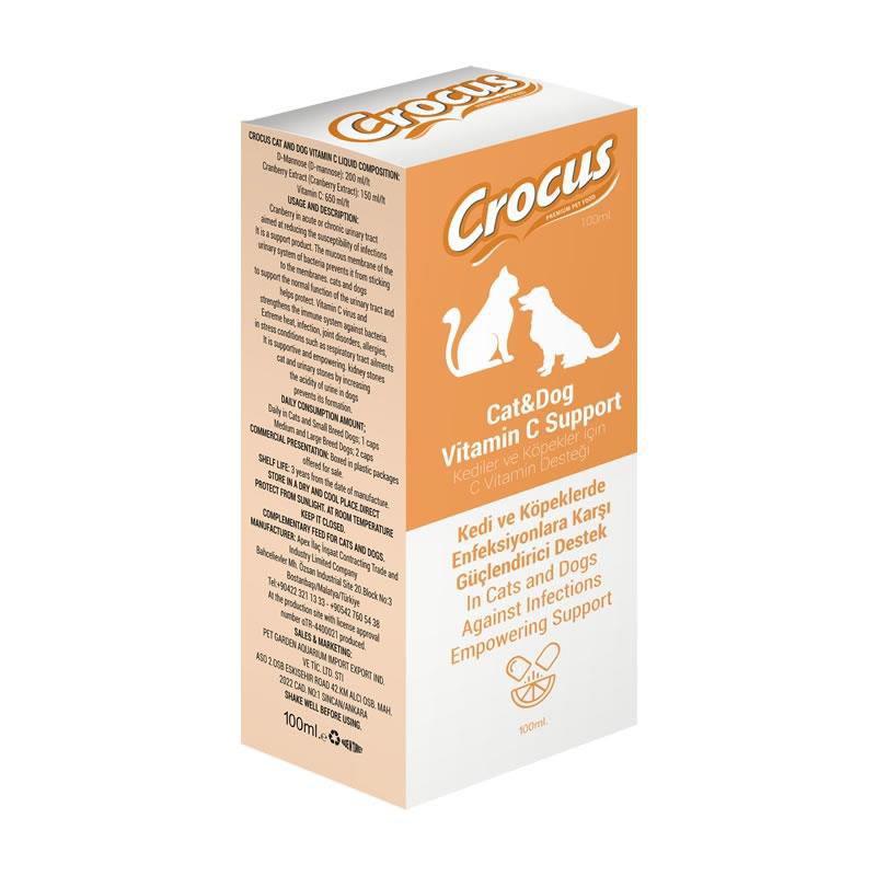 Crocus  Kedi Köpek Vitamin C Destek 100Ml