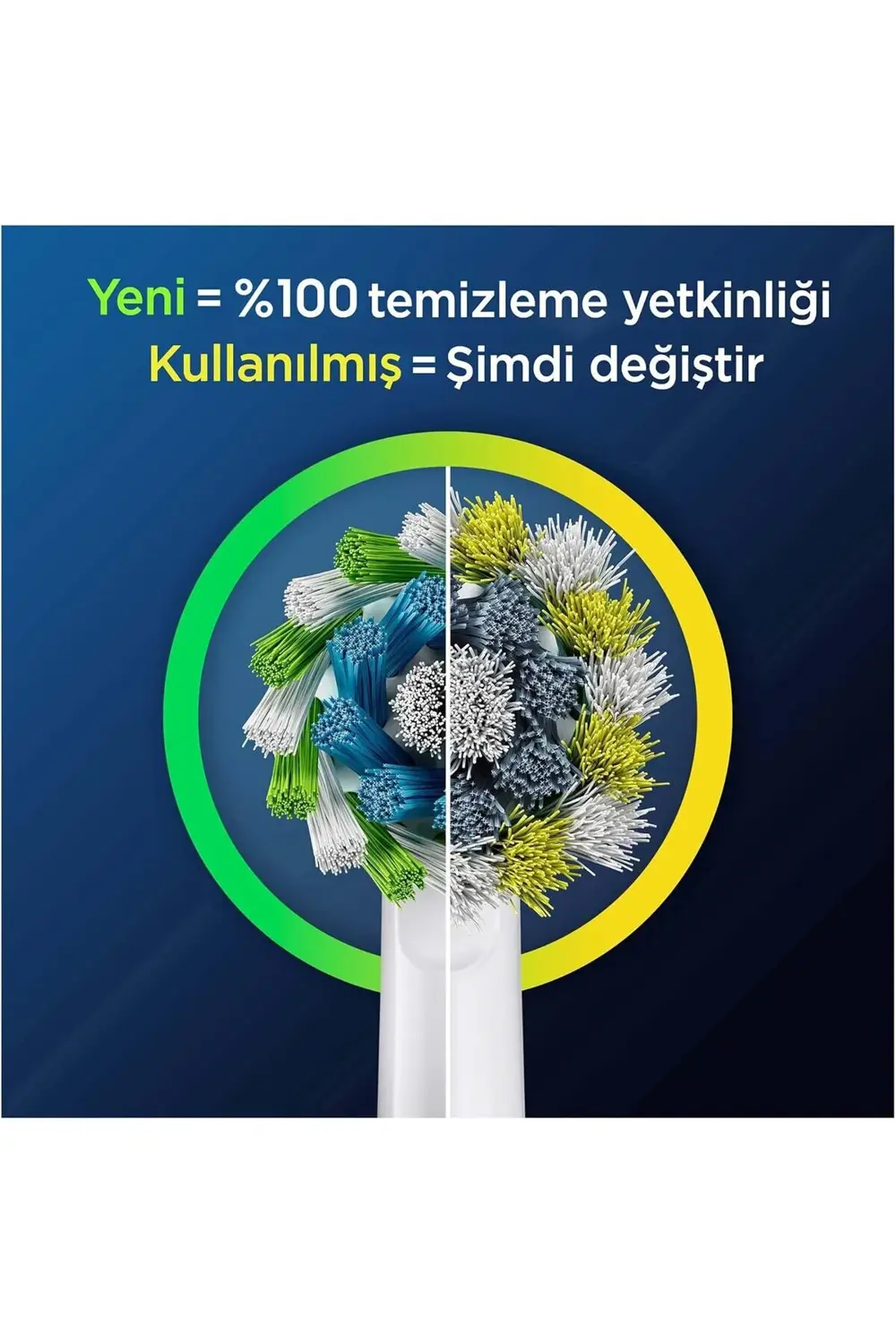 Cross Action Şarjlı Diş Fırçası Yedek Başlığı 6 Adet