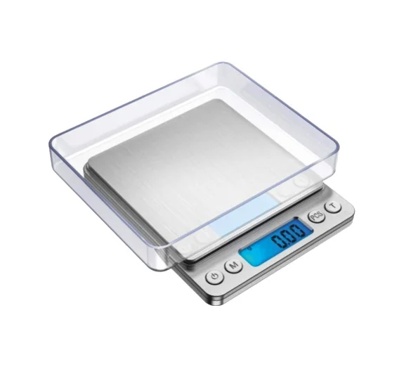 Crown Dijital Göstergeli Kare Mutfak Terazi 3 Kg/0.1
