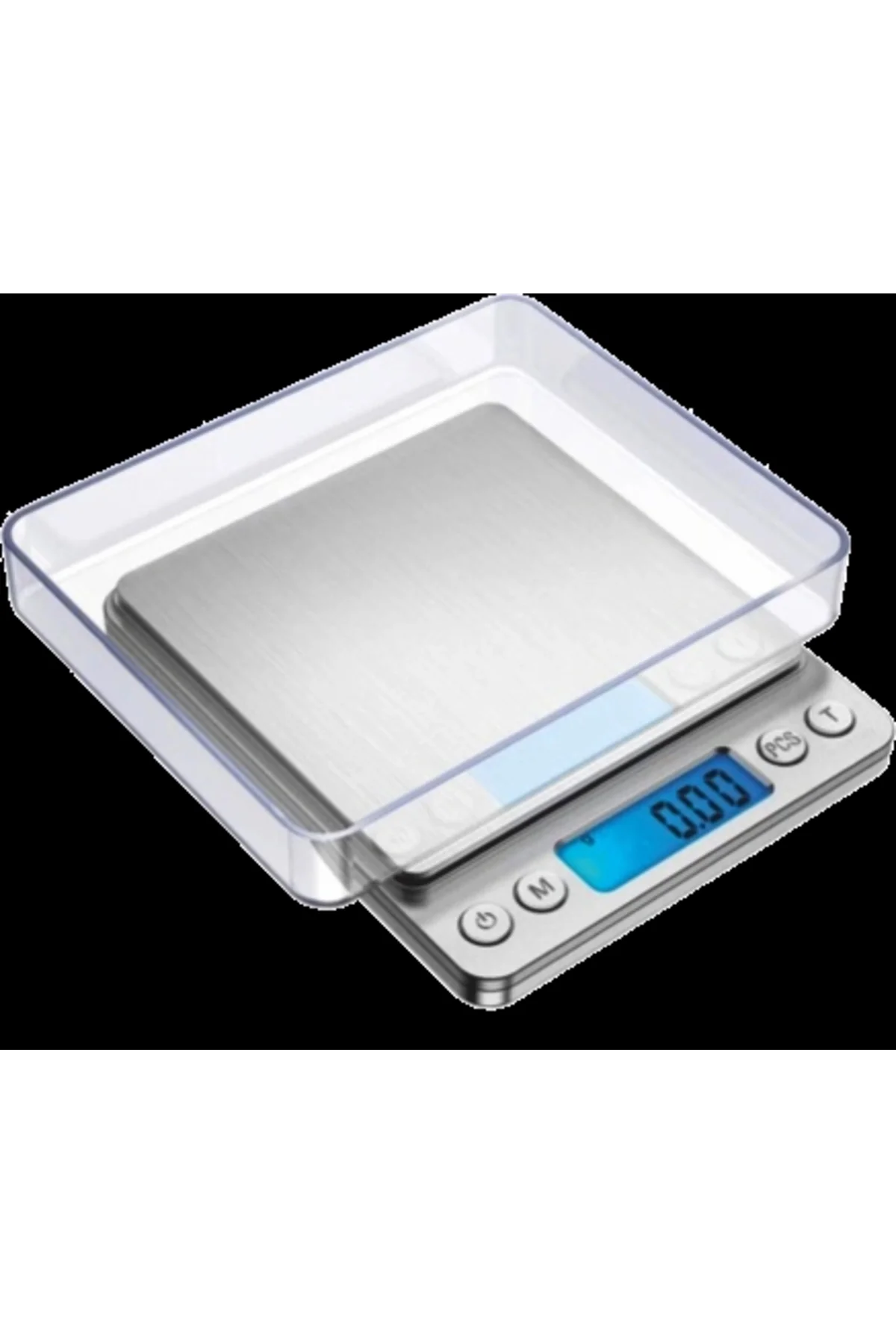Crown Dijital Göstergeli Kare Mutfak Terazi (3 Kg/0.1)
