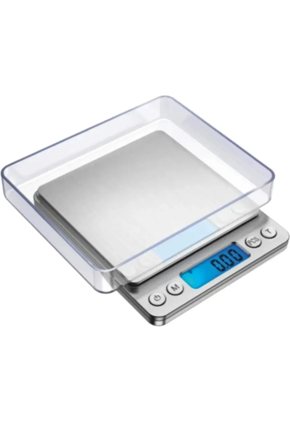 Crown Dijital Göstergeli Kare Mutfak Terazi (3 Kg/0.1)
