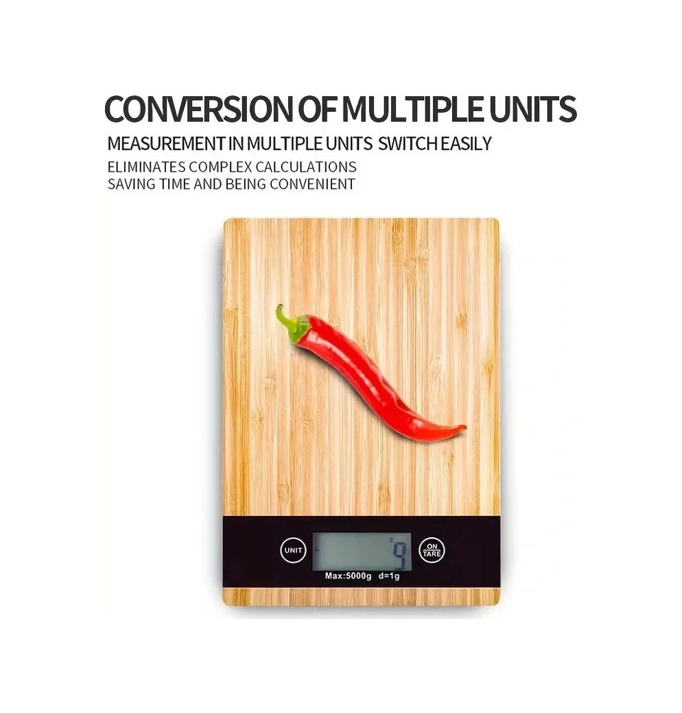 Crown Dijital Hassas Mutfak Tartısı - Terazisi-hassas Ölçüm 5kg B