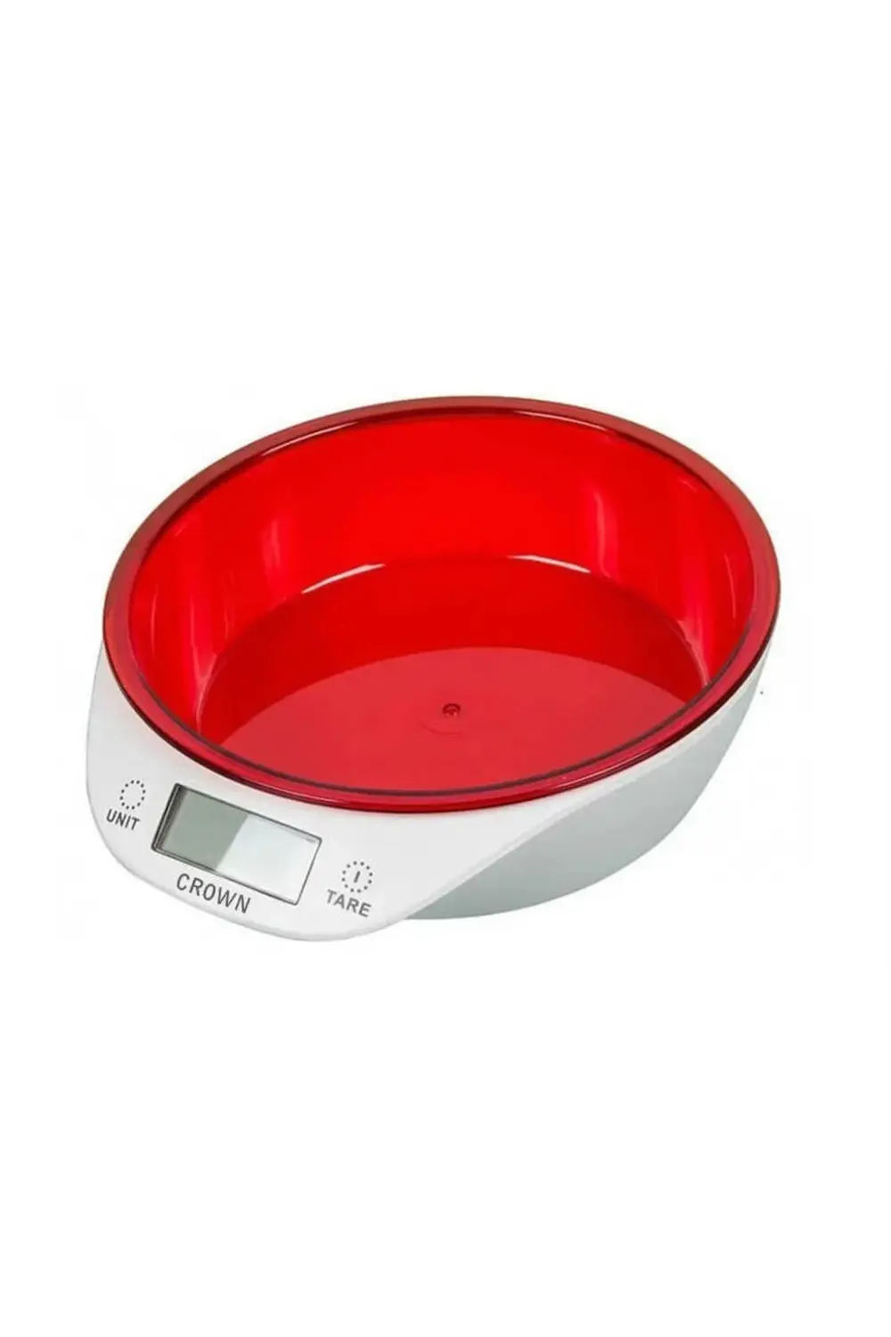 Crown Dijital Lüks Kefeli Mutfak Terazisi 5 Kg Çıkarılabilir Ölçü
