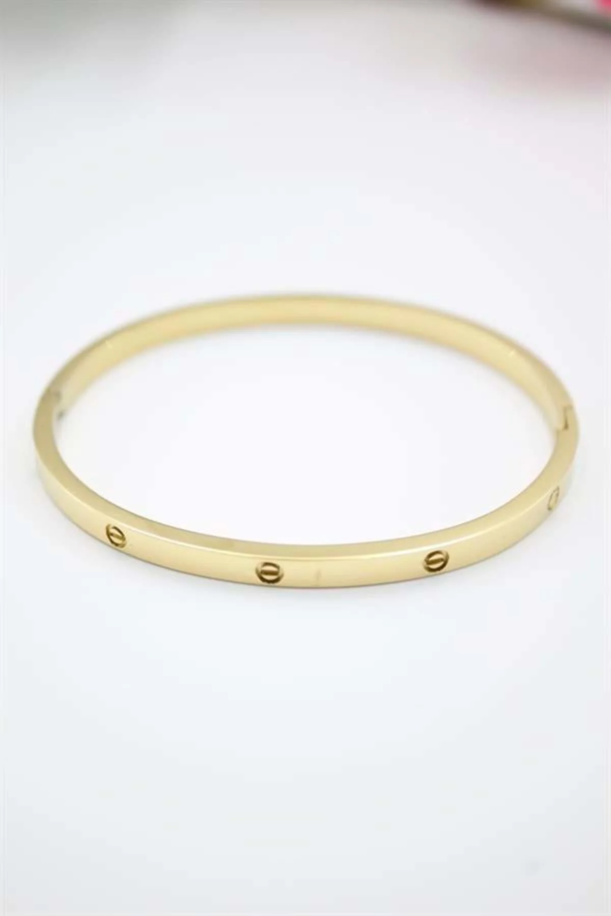 CRT Model Taşsız İnce  Bilezik - Altın