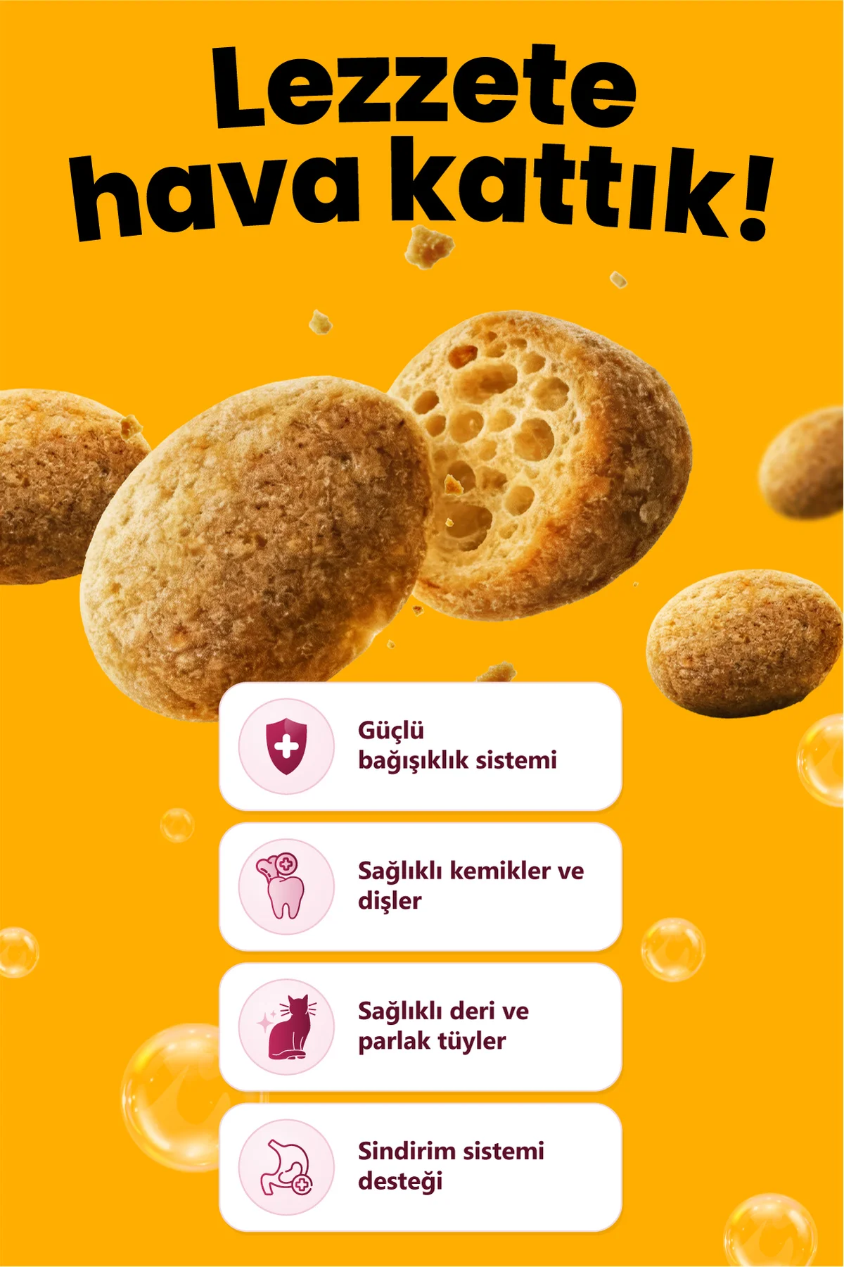 Crunchy Bubbles Kısırlaştırılmış Somonlu Yetişkin Kedi Maması 10 kg Fiyatı, Yorumları ve Özellikleri