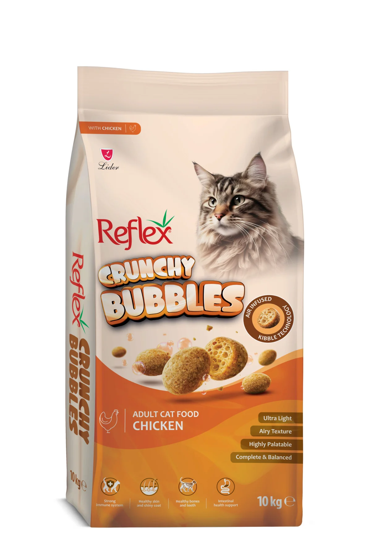 Crunchy Bubbles Tavuklu Yetişkin Kedi Maması 10 kg Crunchy Bubbles Tavuklu Yetişkin Kedi Maması 10 kg - Görsel 4