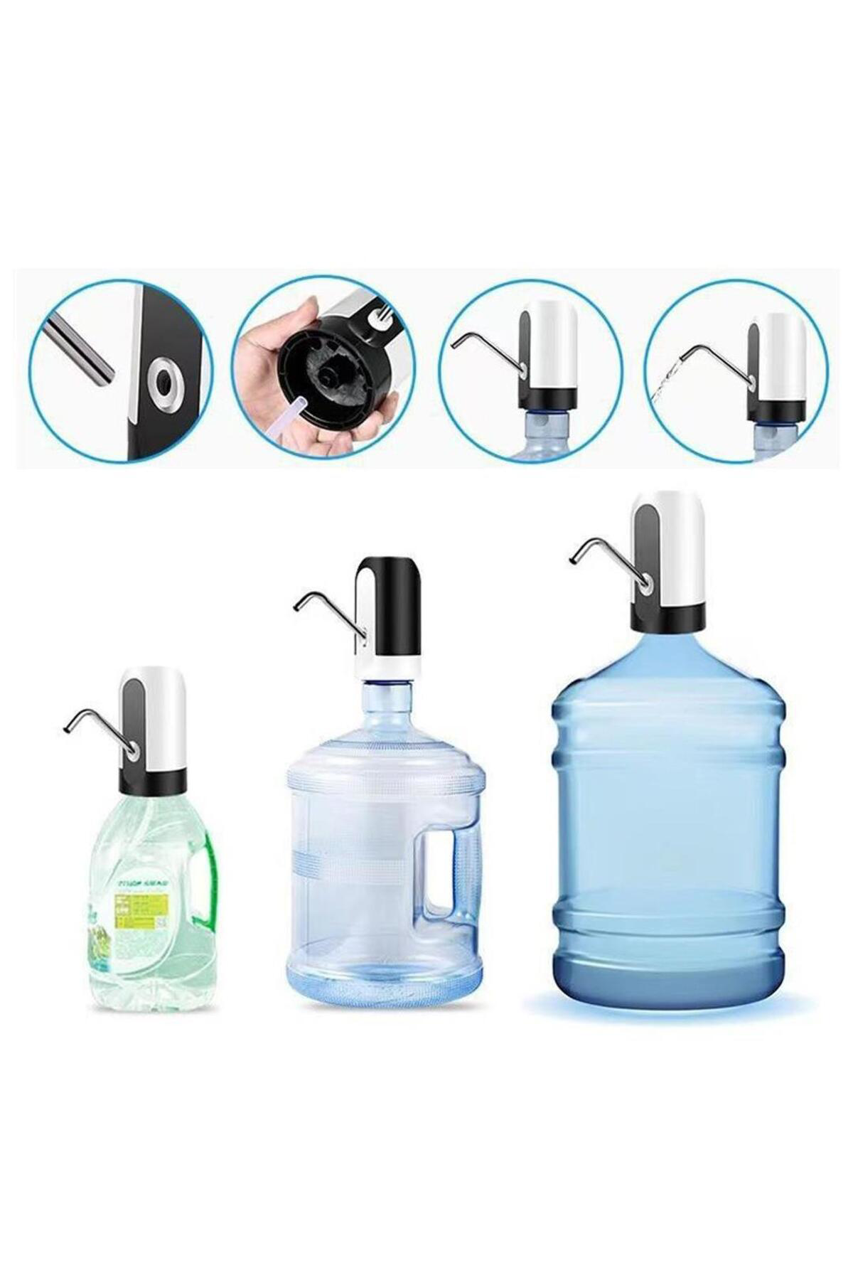 CRW-1006 USB Şarjlı Otomatik Sebil Damacana Su Pompası