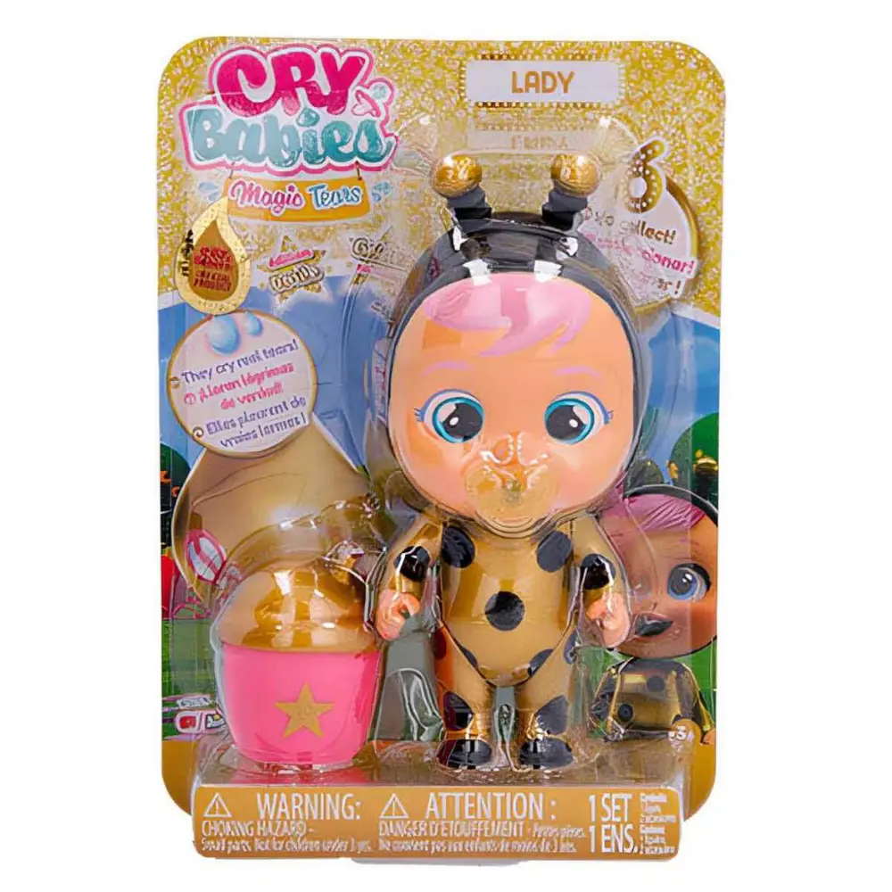 Cry Babies MT Gold Serisi Bebeği Lady CYM19000-3 Cry Babies MT Gold Serisi Bebeği Lady CYM19000-3