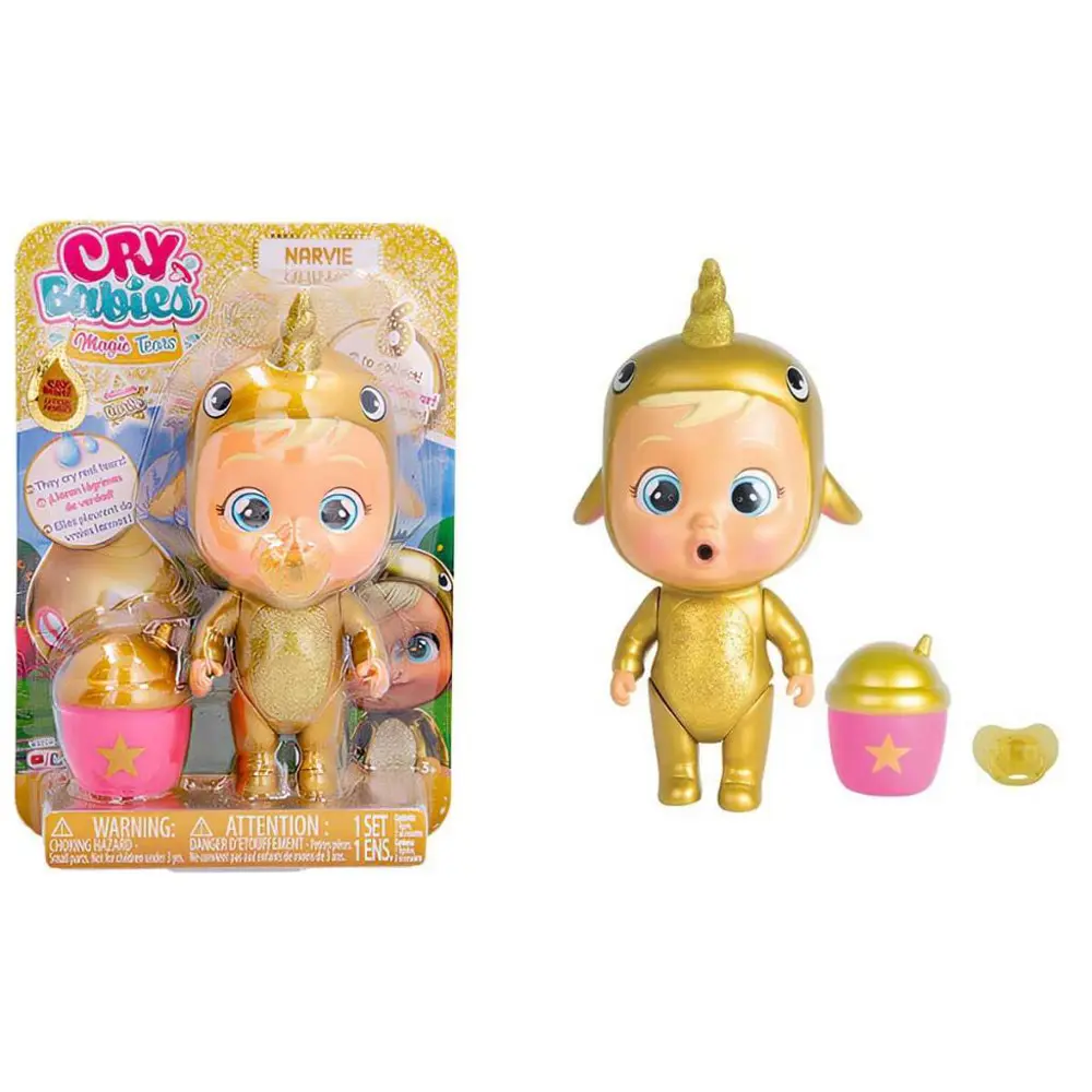 Cry Babies MT Gold Serisi Bebeği Narvie CYM19000-5 Cry Babies MT Gold Serisi Bebeği Narvie CYM19000-5