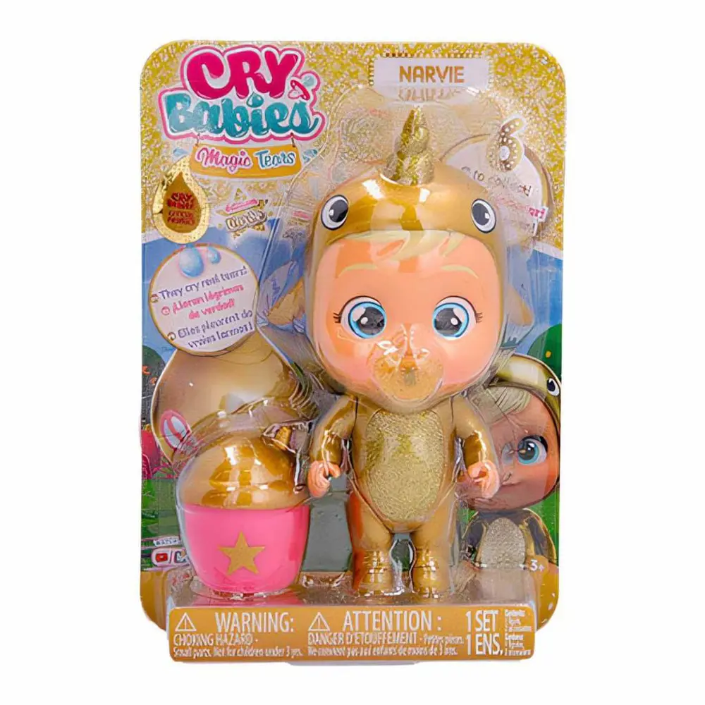 Cry Babies MT Gold Serisi Bebeği Narvie CYM19000-5 Cry Babies MT Gold Serisi Bebeği Narvie CYM19000-5
