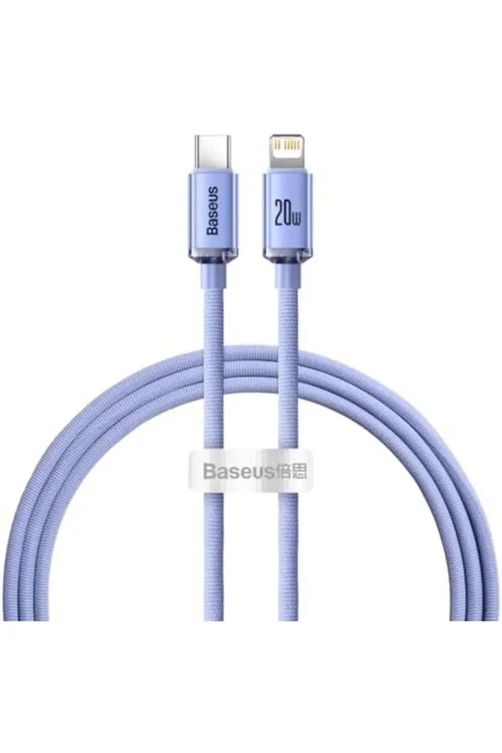 Crystal 20W Type-C to Lightning Kablo 1.2m-Mor 1181191