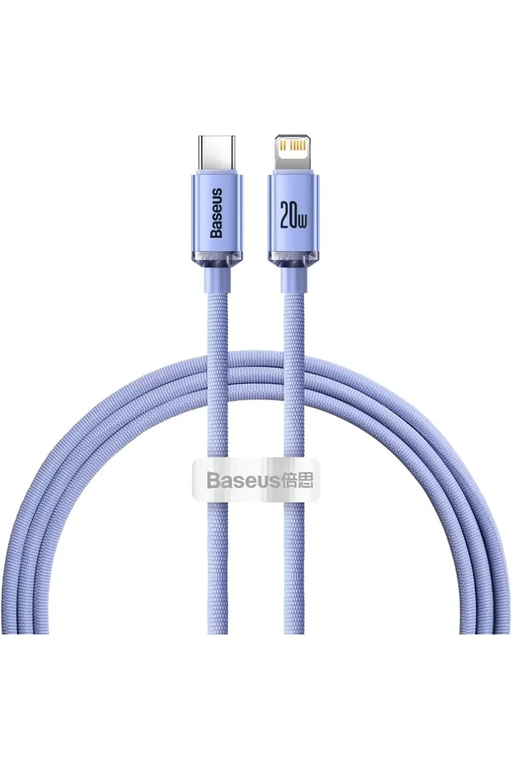 Crystal 20W Type-C to Lightning Kablo 1.2m-Mor 1181191