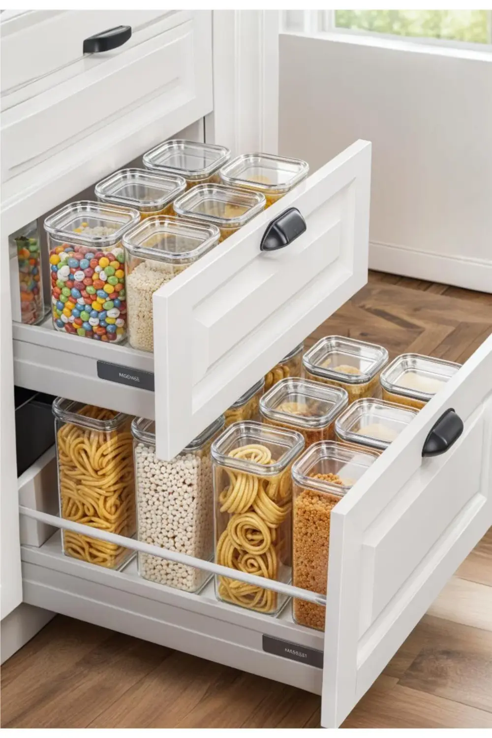 Crystal Clear Serisi Plastik Saklama Kabı, Vakum Silikon Conta, 0