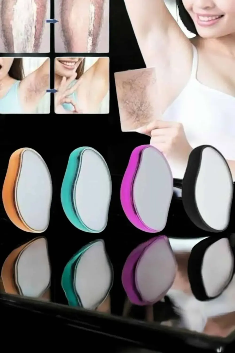 Crystal Eraser Epilasyon Aleti Tüy Silgisi Tüy Alıcı Kristal Epil