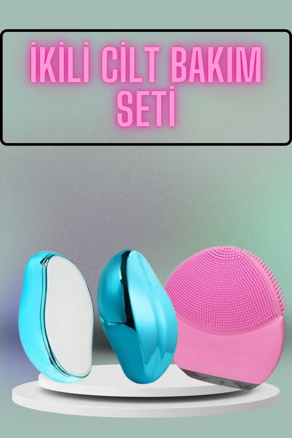 Crystal Eraser Epilasyon Aleti ve Titreşimli Yüz Temizleme Masaj