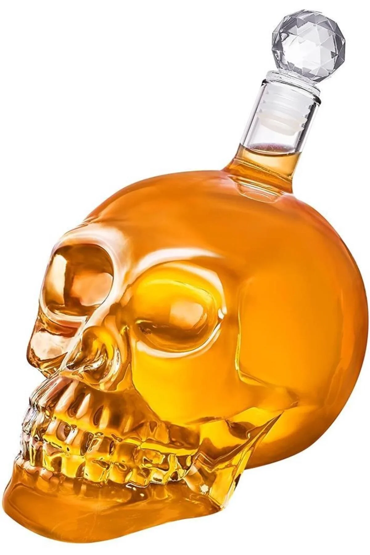 Crystal Head Kuru Kafa Cam Şişe Viski Likör Hediyelik Sürahi (1000 ML) Crystal Head Kuru Kafa Cam Şişe Viski Likör Hediyelik Sürahi (1000 ML)