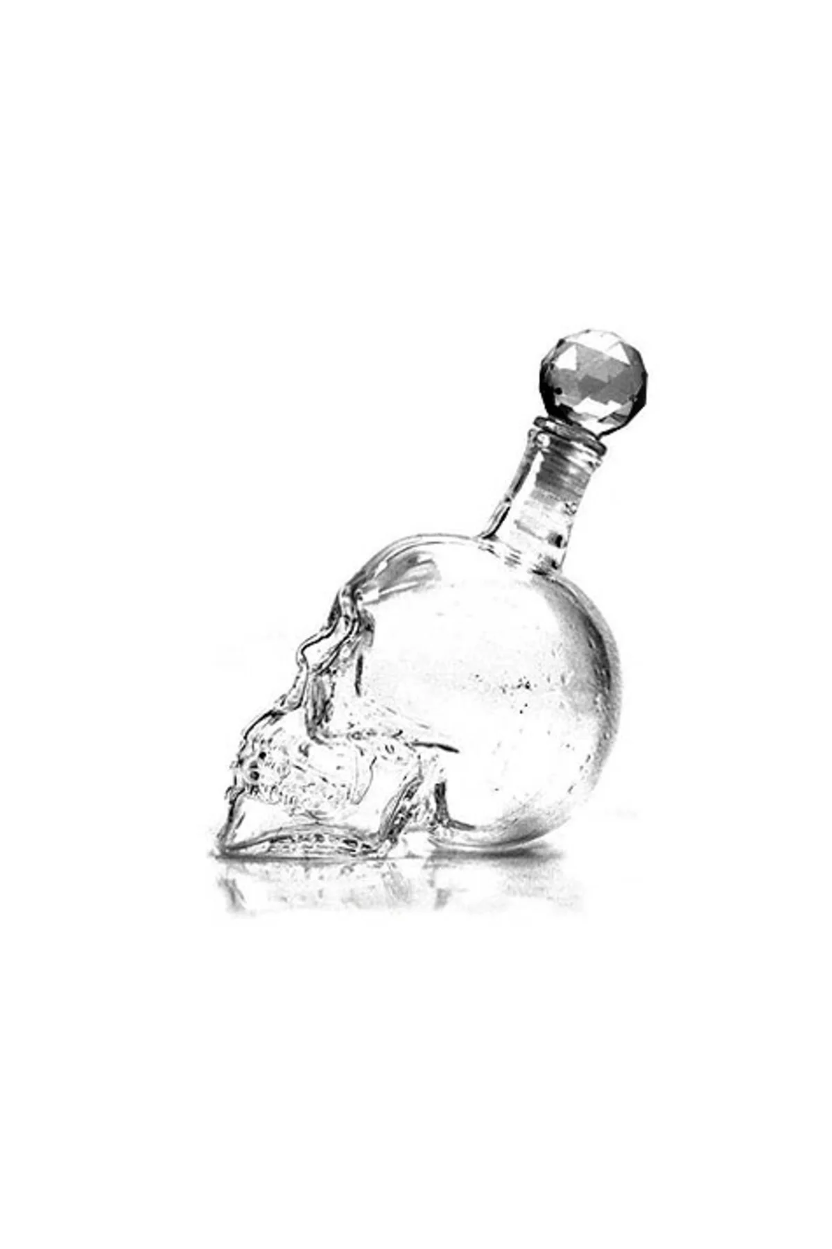 Crystal Head Kuru Kafa Cam Şişe 350 Ml - Görsel 5