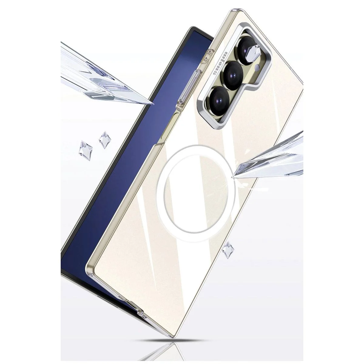 Crystal Magsafe Kılıf Samsung Galaxy Z Fold 6 ile Uyumlu Şeffaf Kapak Fiyatı, Yorumları ve Özellikleri