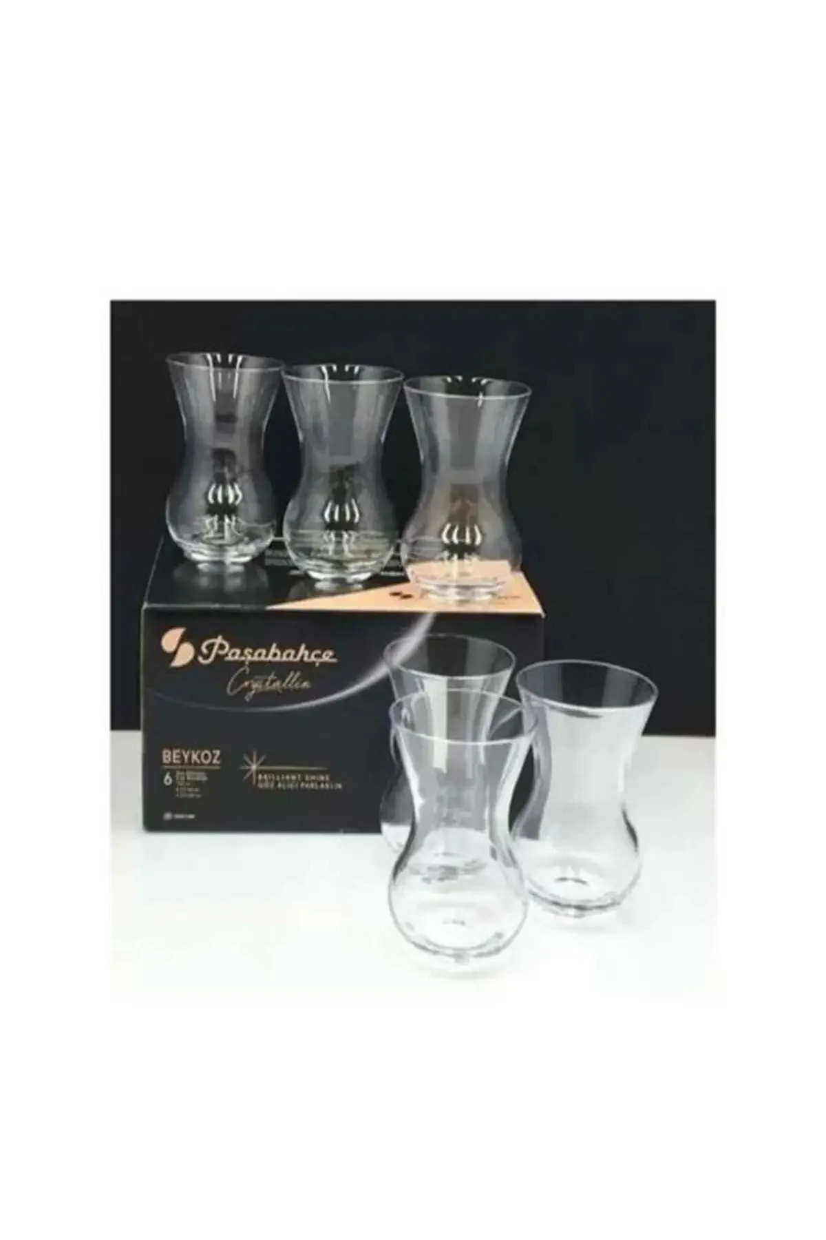 Crystallin Beykoz 6 Parça Cam Çay Bardağı, Şeffaf, 145 cc 64031 ORJin. Kutuludur Fiyatı, Yorumları ve Özellikleri