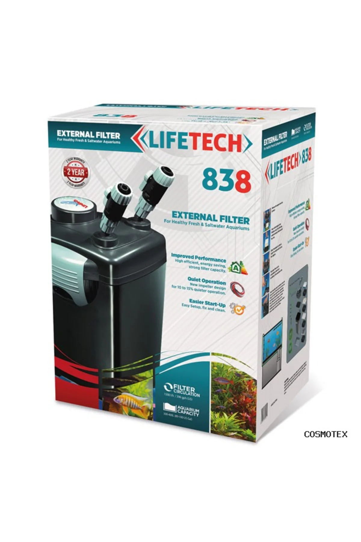 CSMO-TEX Life Tech Filtre Siyah Kova İçi Dolu (143637) 1200 LH Fiyatı, Yorumları ve Özellikleri