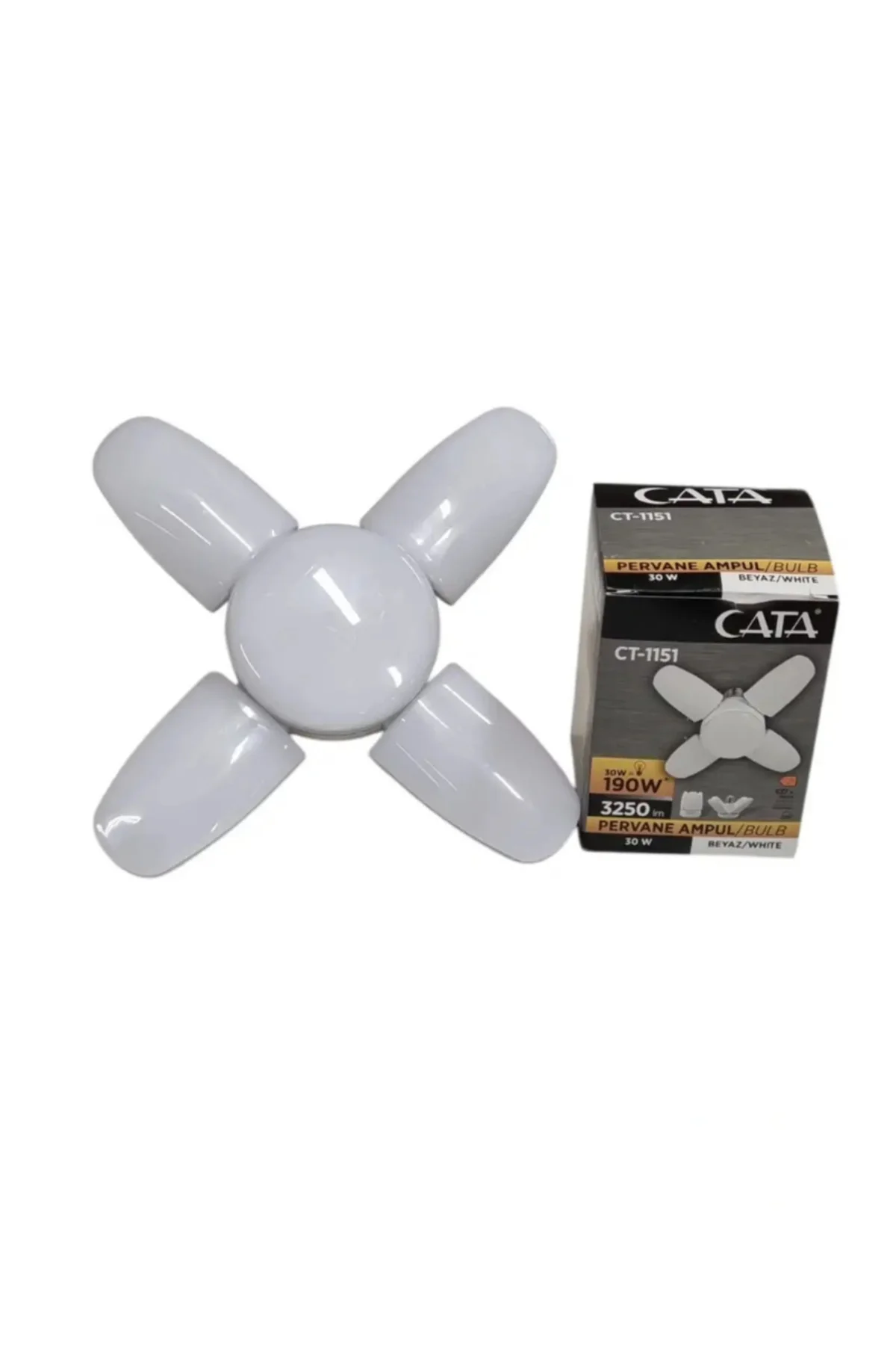 CT-1151 PERVANE AMPUL BEYAZ IŞIK 6400K 30W CT-1151 PERVANE AMPUL BEYAZ IŞIK 6400K 30W - Görsel 2