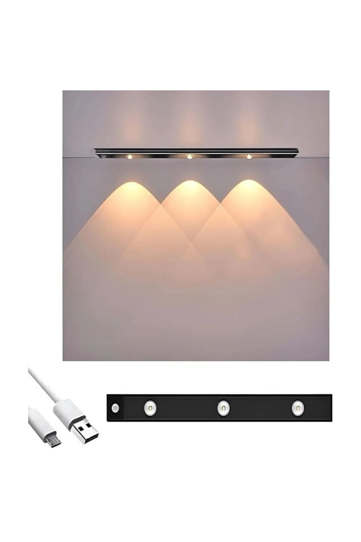 Ct-2464 40 cm Bella Slim Cabinet Şarjlı-Sensörlü 4000K