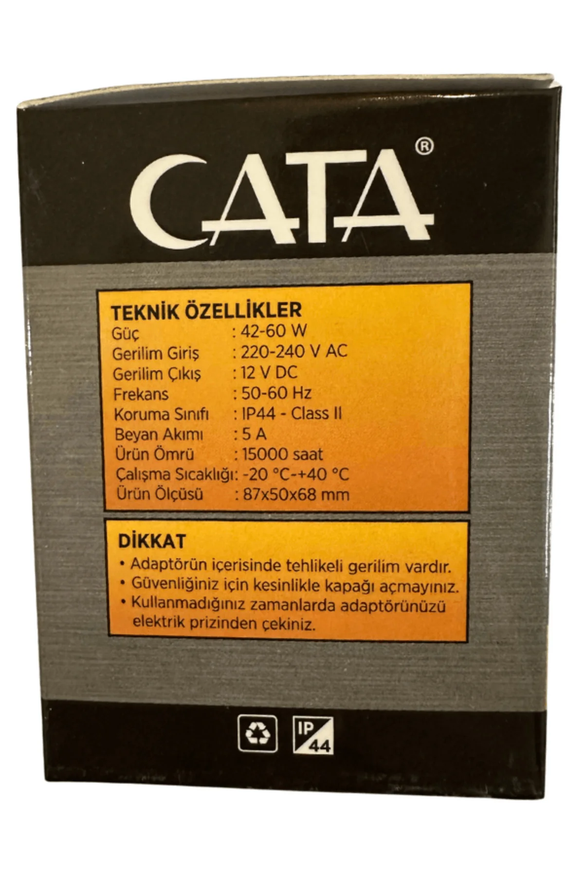 CT-2553 5 Amper 220V Fişli Adaptör (4 Adet) CT-2553 5 Amper 220V Fişli Adaptör (4 Adet) - Görsel 3