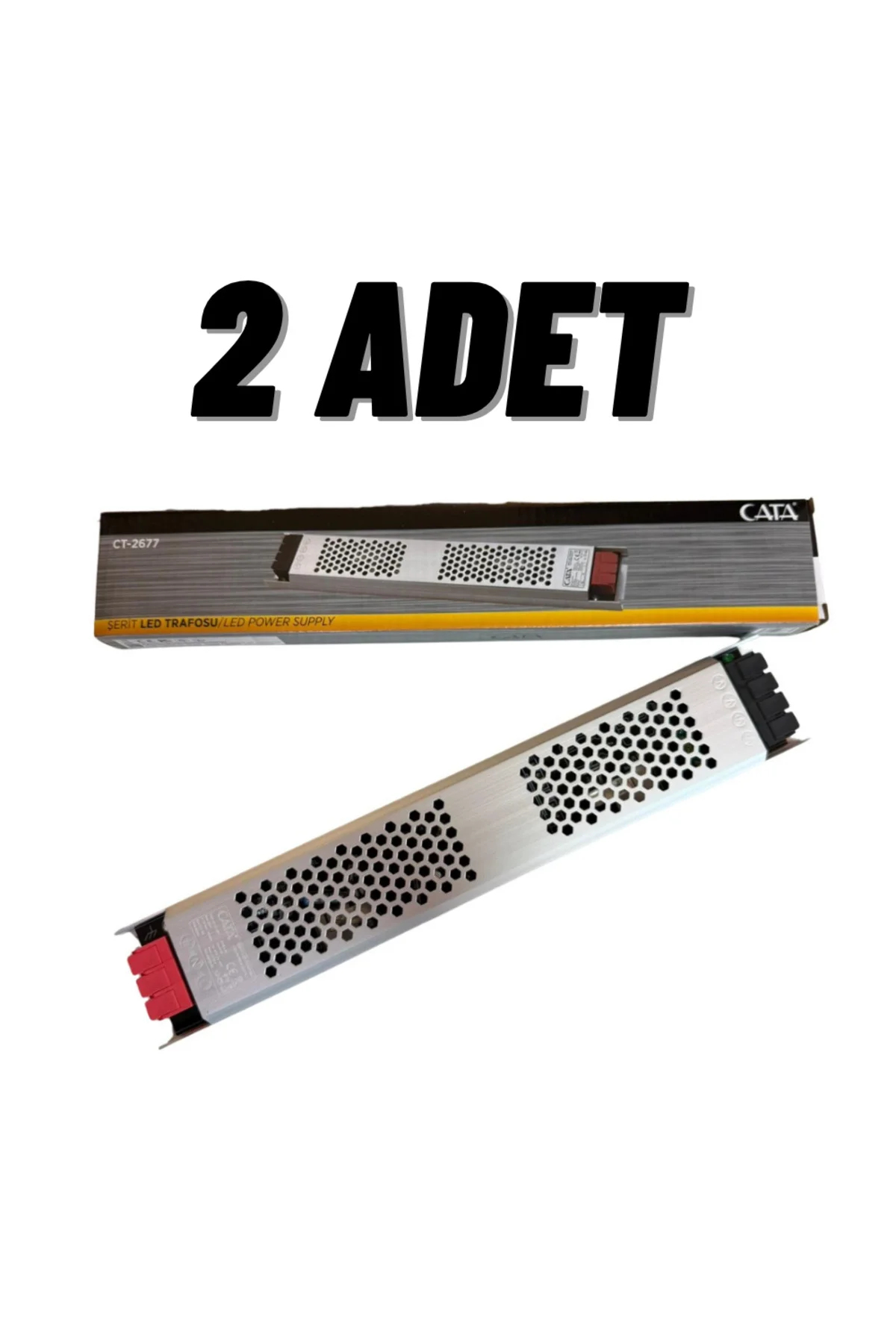 CT-2677 2 Adet 21 Amper İç Mekan Fansız Slim Şerit Led Trafo Klemensli CT-2677 2 Adet 21 Amper İç Mekan Fansız Slim Şerit Led Trafo Klemensli