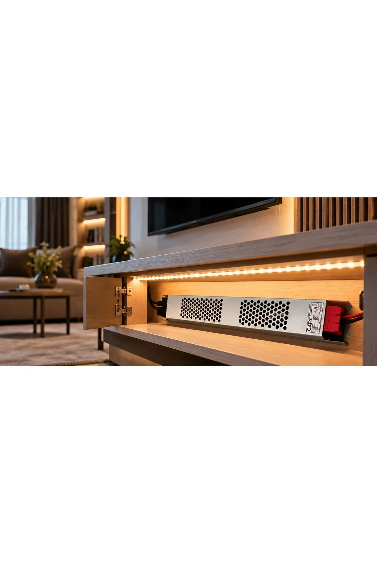CT-2678 360W 30 Amper Adaptör Klemensli Süper Slim Şerit Led Trafosu - Görsel 5