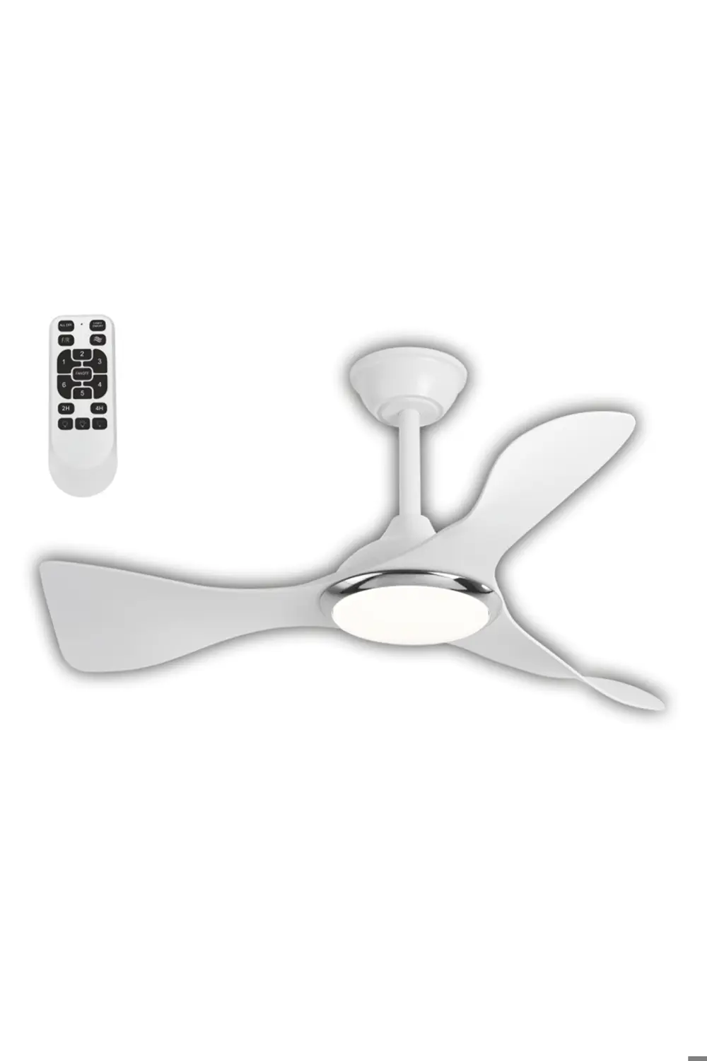 Cata Ct-3000 Modern Tavan Vantilatörü Beyaz Led İşıklı Ve Uzaktan Kuma