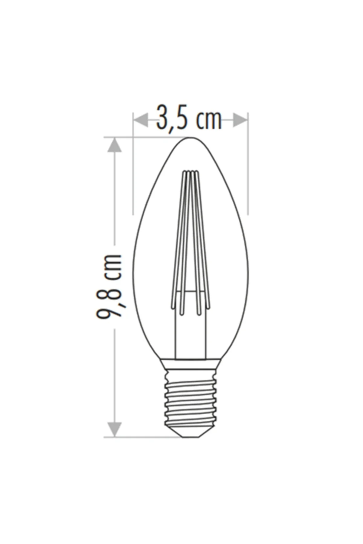 CT-4066 KAPSÜL AMPUL GÜN IŞIĞI 3200K 4W 10 ADET - Görsel 3