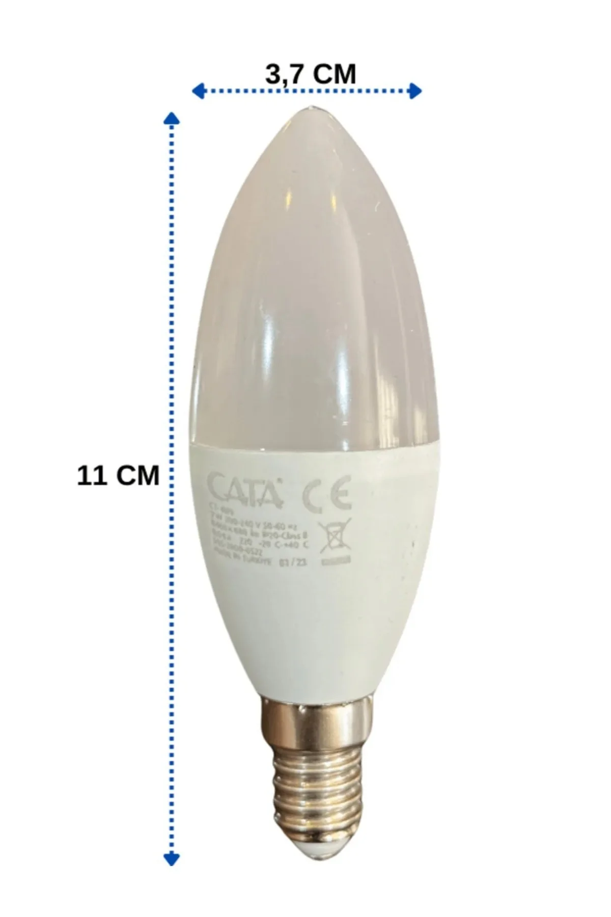 Ct-4079 7w Buji Led Ampul 3200k Günışığı E14 (5 ADET) - Görsel 2