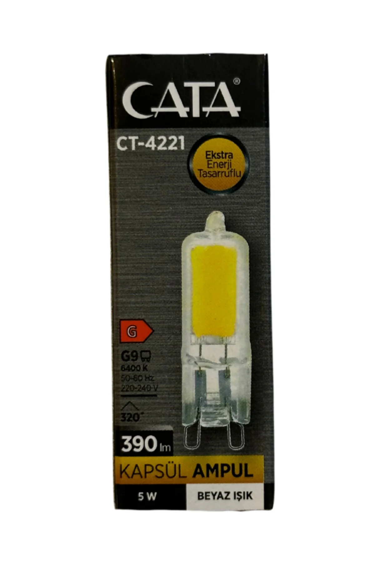 CT-4221 6400K (Beyaz) G9 Duylu Kapsül Led Ampul (10 Adet) - Görsel 2