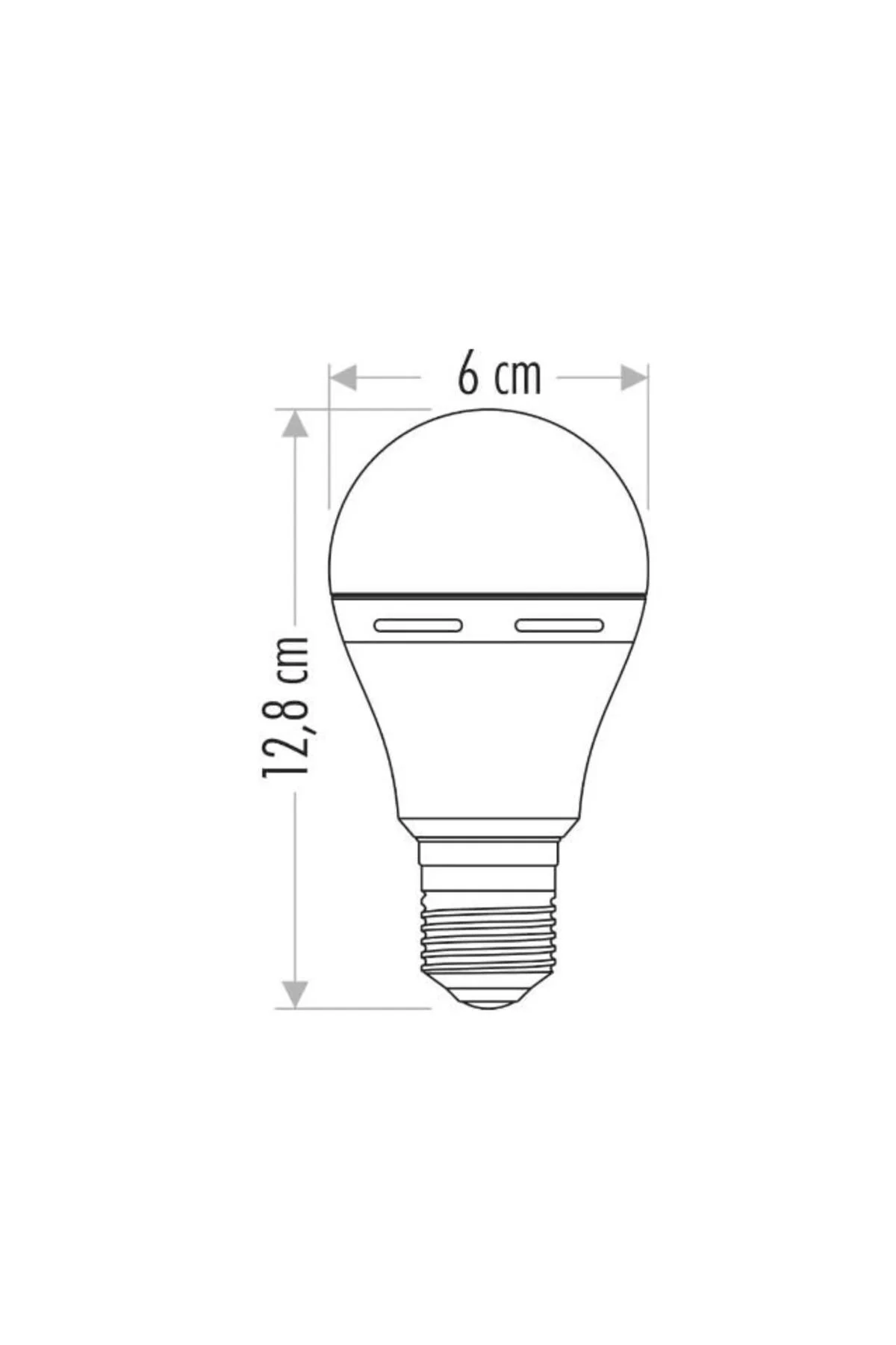 Ct-4229 9w 220v E27 Duylu Şarjlı Led Ampul Beyaz 5 Adet